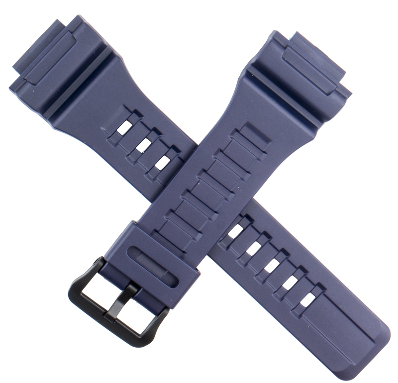 Casio watch strap for dark blue AQ-S810W-2A2V 10452141