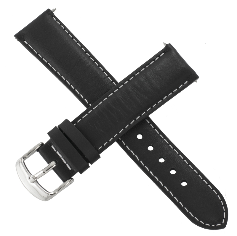 Casio watch strap for black leather EFV-100L-1A 10563060