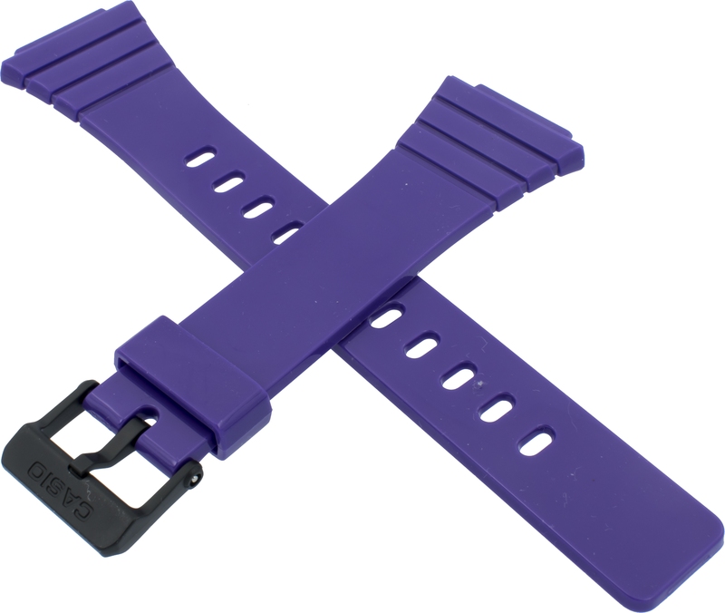 Casio watch strap for purple W-215H-6AV 10435867