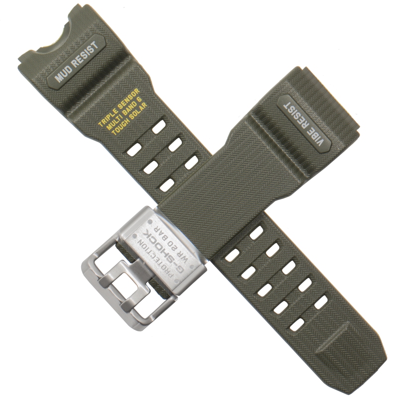 Casio watch strap for dark green GWG-1000-1A3 10504378