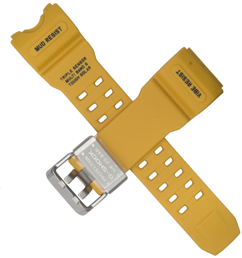 Yellow watch strap for Casio GWG-1000-1A9 10627142