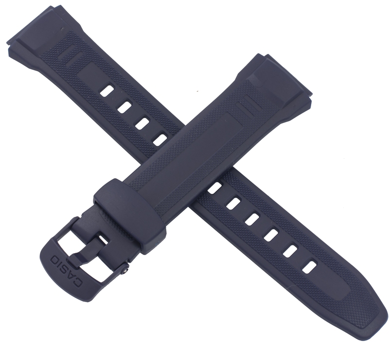 Casio watch strap for dark blue W-212H-2AV 10300102