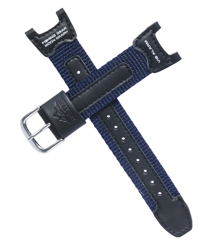 Casio watch strap for blue/black textile PRS-400B-2V 10113393