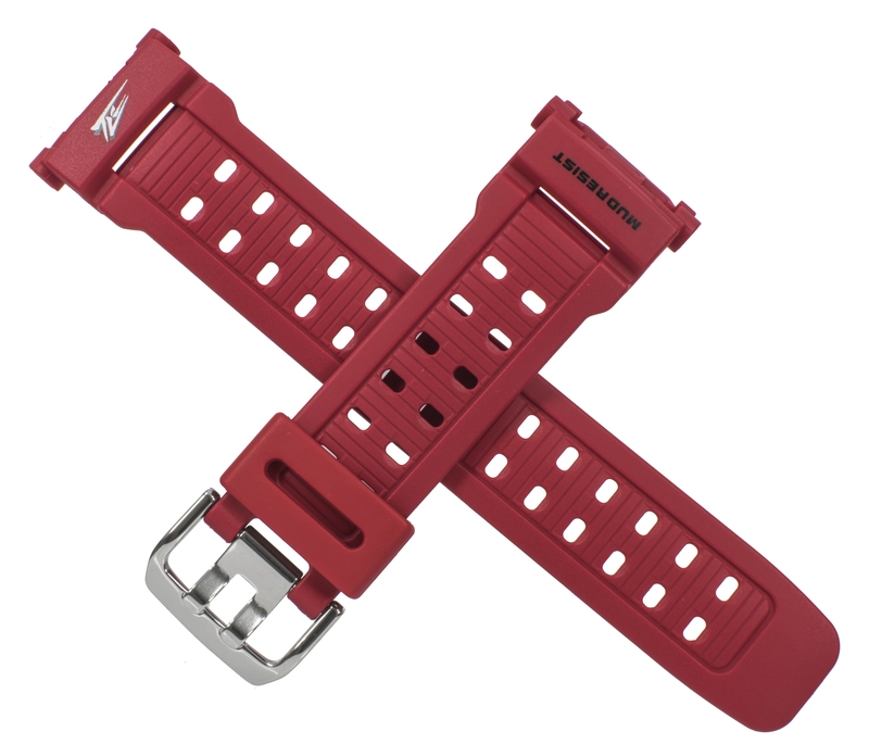 Casio watch strap for red G-9000TLC-4V 10270935