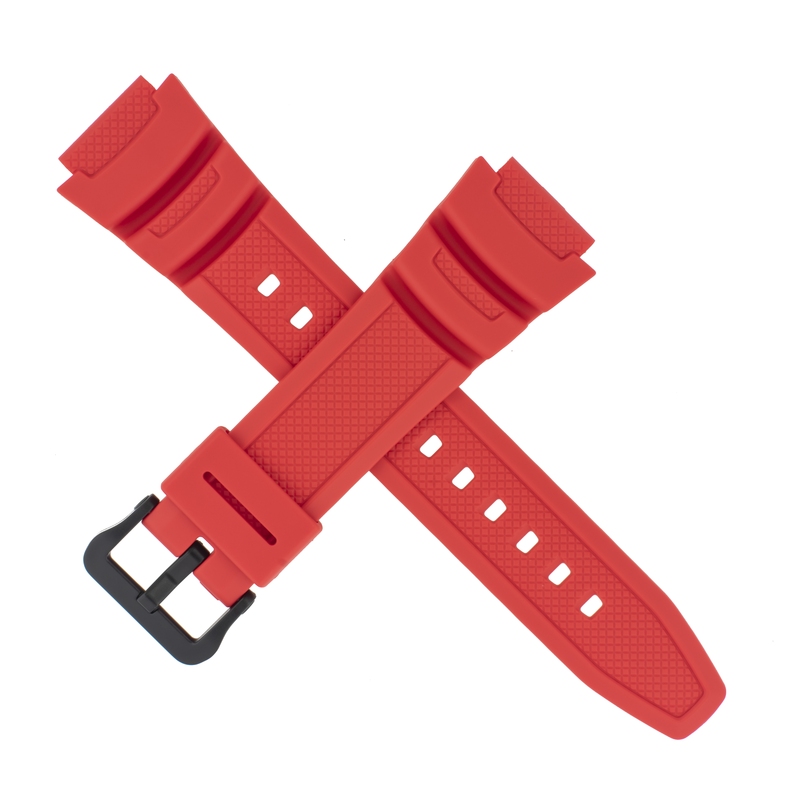Casio watch strap for red W-218H-4BV 10569212