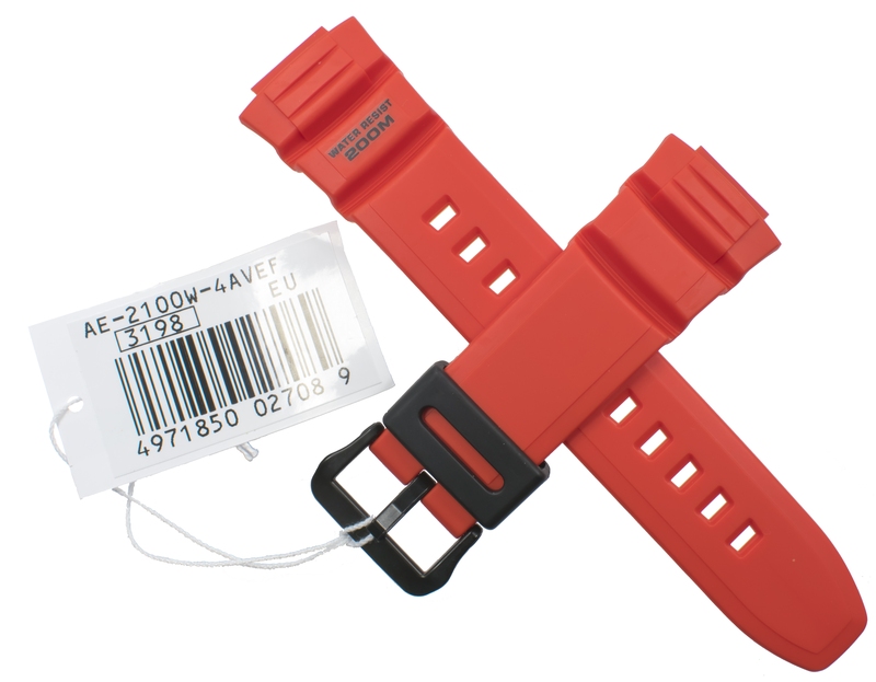 Casio watch strap for orange AE-2100W-4AV 10504381