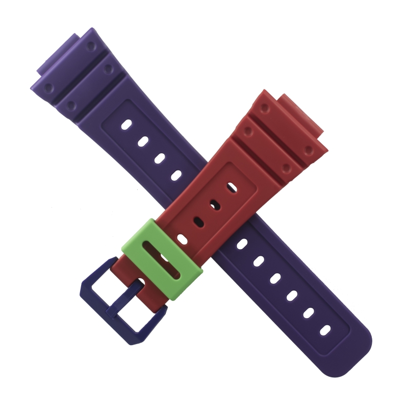 Casio watch strap for violet/red/green DW-5610DN-9 10613267