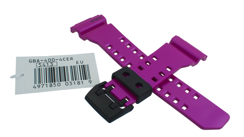 Casio watch strap for purple GBA-400-4C 10508125