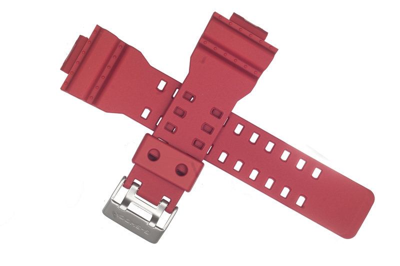 Casio watch strap for red GDF-100-4 10386346