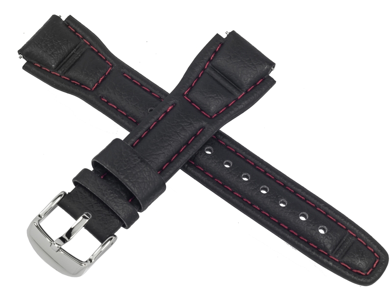 Casio watch strap for black/red leather AQF-102WL-4BV 10254194