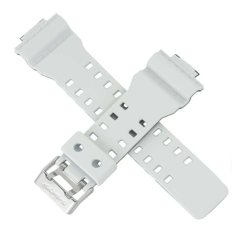 Casio watch strap for light grey/black GA-100L-7A 10527469