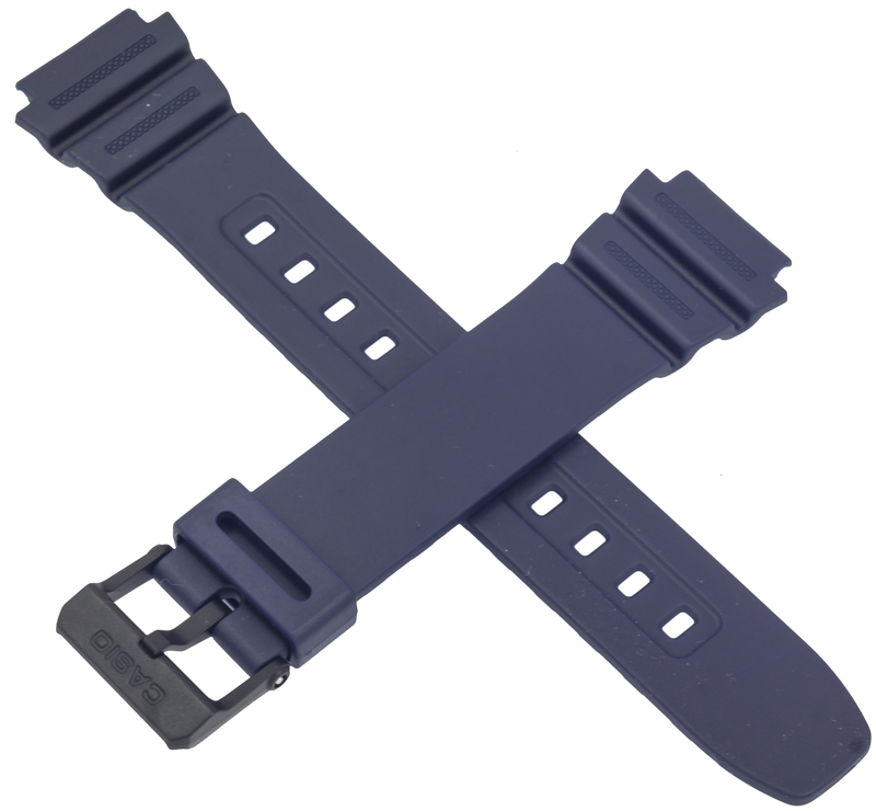 Casio watch strap for dark blue W-216H-2BV 10520558