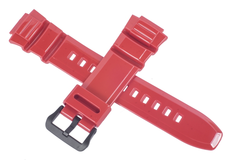 Casio watch strap for gloss red W-S220C-4AV 10452438