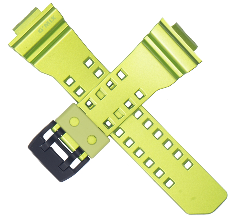 Casio watch strap for green GBA-400-3B 10488593