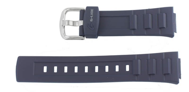 Casio watch strap for dark blue BLX-102-2A 10413036