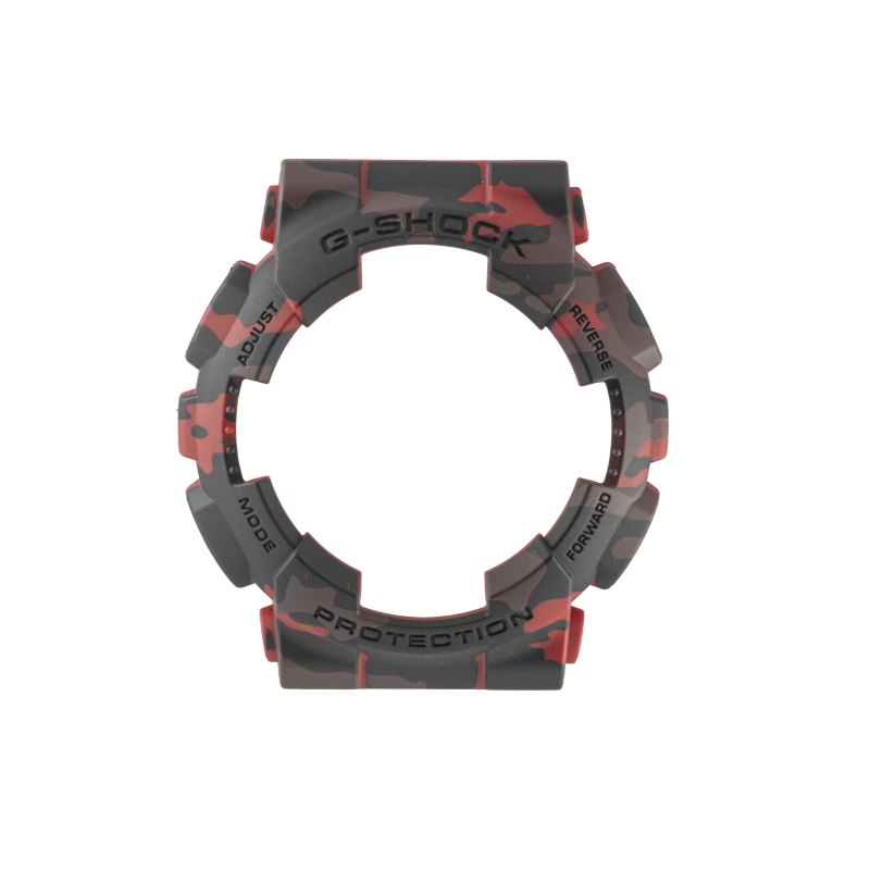Red camouflage bezel for Casio GD-120CM-4 10507069