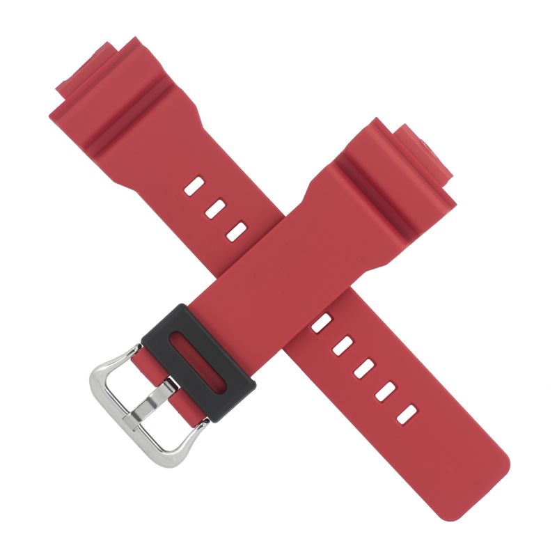 Casio watch strap for red GA-800-4A 10552613