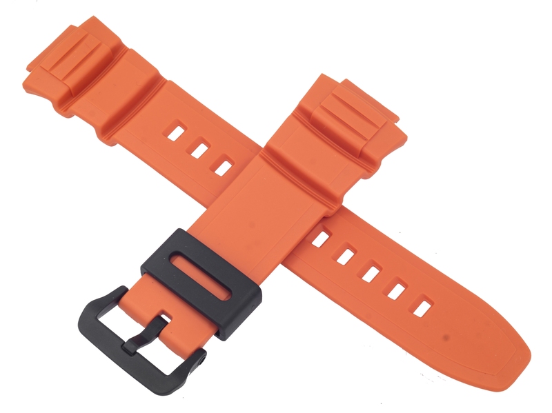 Casio watch strap for orange MCW-100H-4AV 10526077