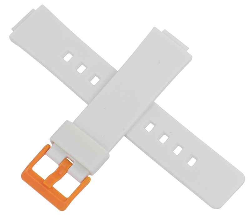 Casio watch strap for white/orange LDF-51-7BW 10349972