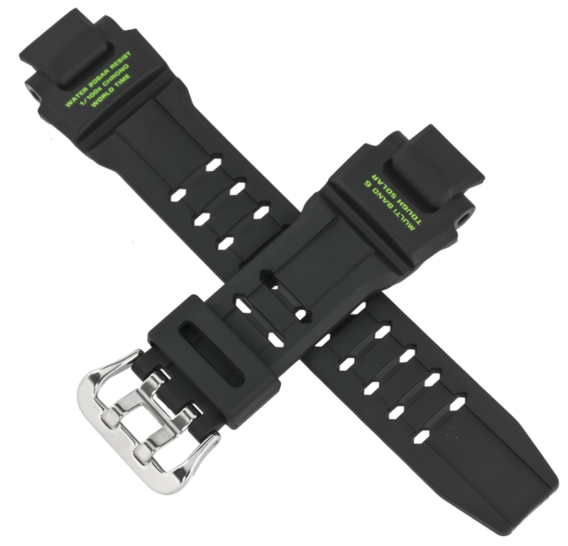 Casio watch strap for black/green GW-4000-1A3 10397907