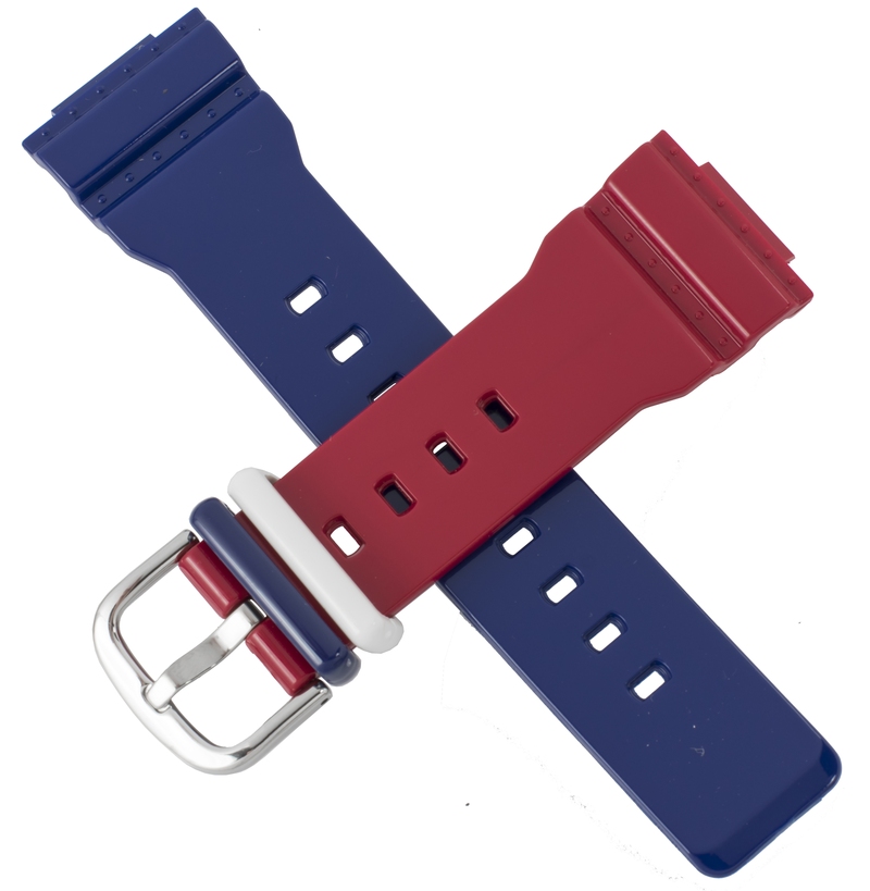 Casio watch strap for blue/red BA-110TR-7A 10523115