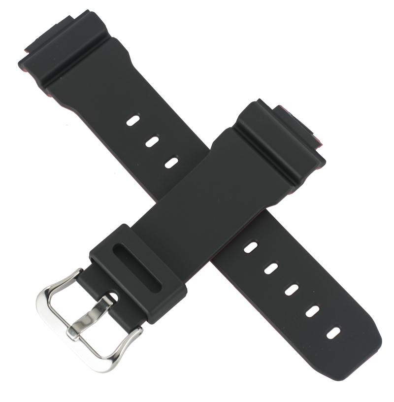 Casio watch strap for black/red DW-5600HR-1 10627130