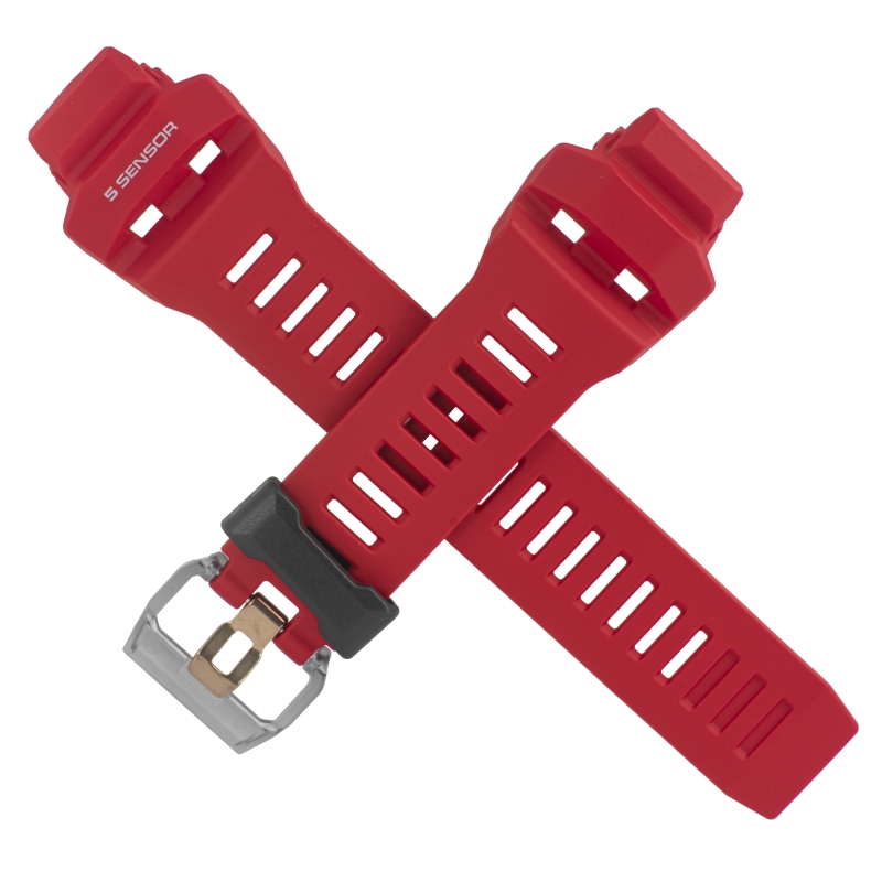 Casio watch strap for red GBD-H1000-4A1 10648396