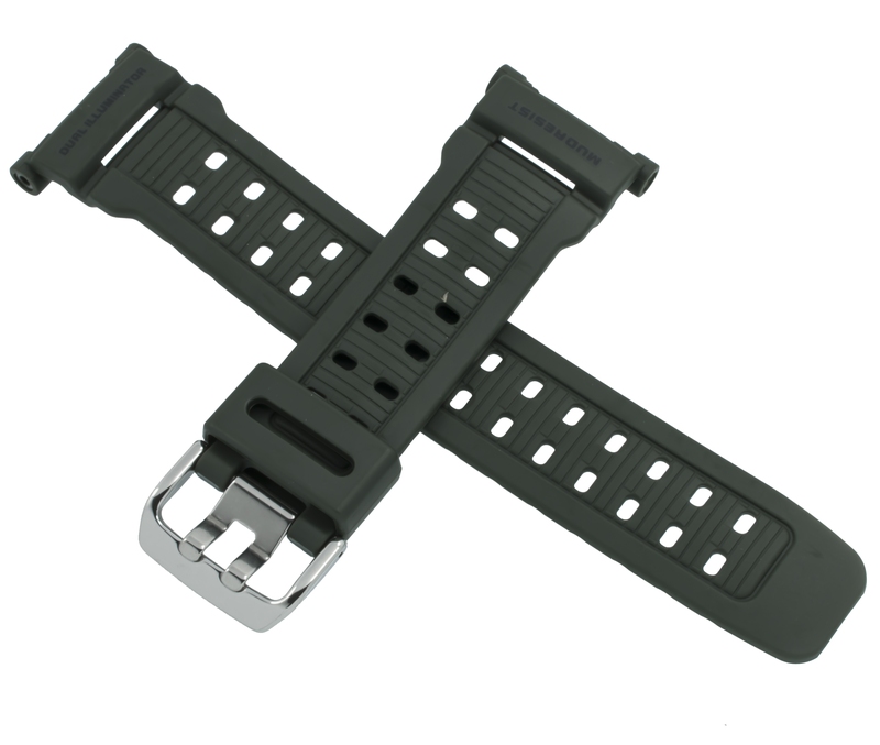 Casio watch strap for dark green G-9000-3V 10237943