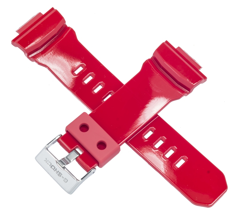 Casio watch strap for gloss red GA-201RD-4A 10514690