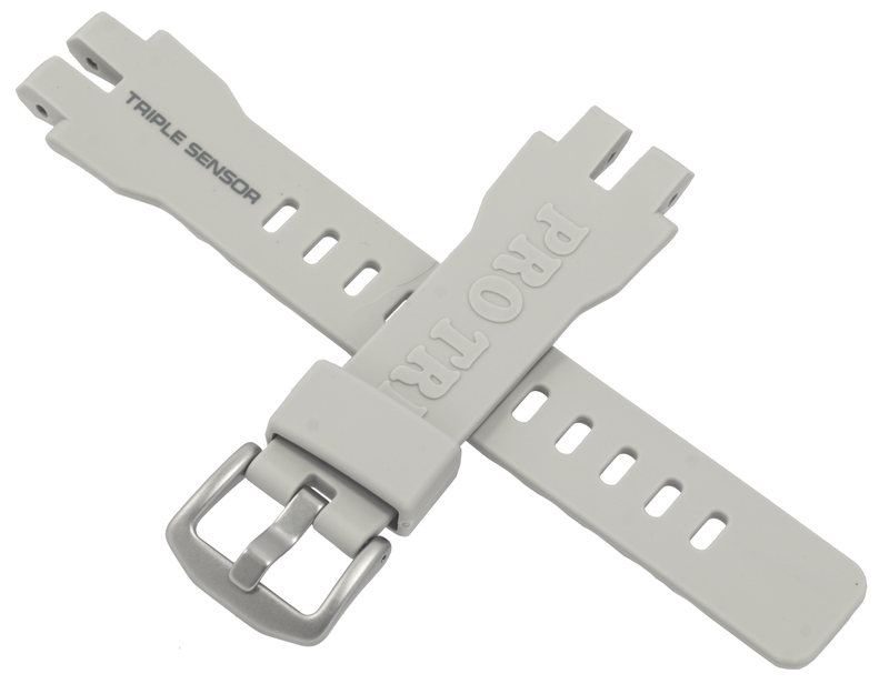 Casio watch strap or light grey PRG-300-8 10525199