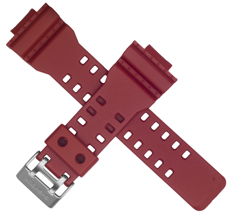 Casio watch strap for red GA-100C-4A 10441447