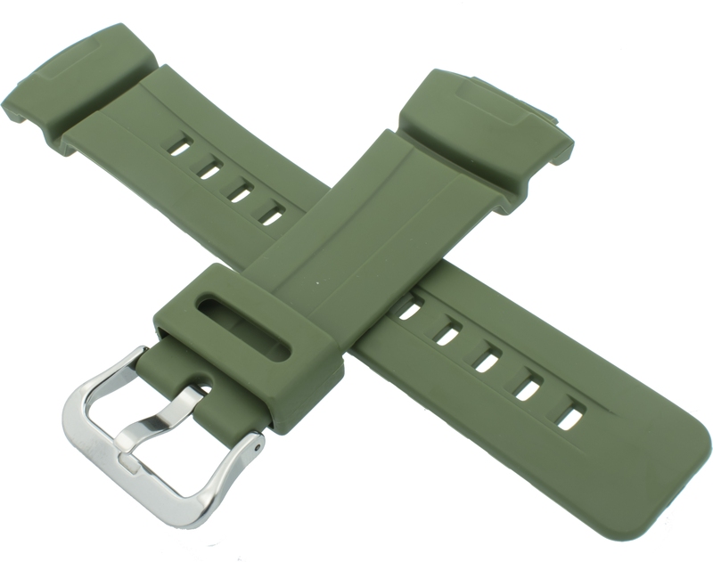 Casio watch strap for green G-100CU-3A 10543943