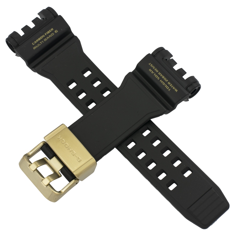Casio watch strap for black/gold GPW-1000TBS-1 10503555
