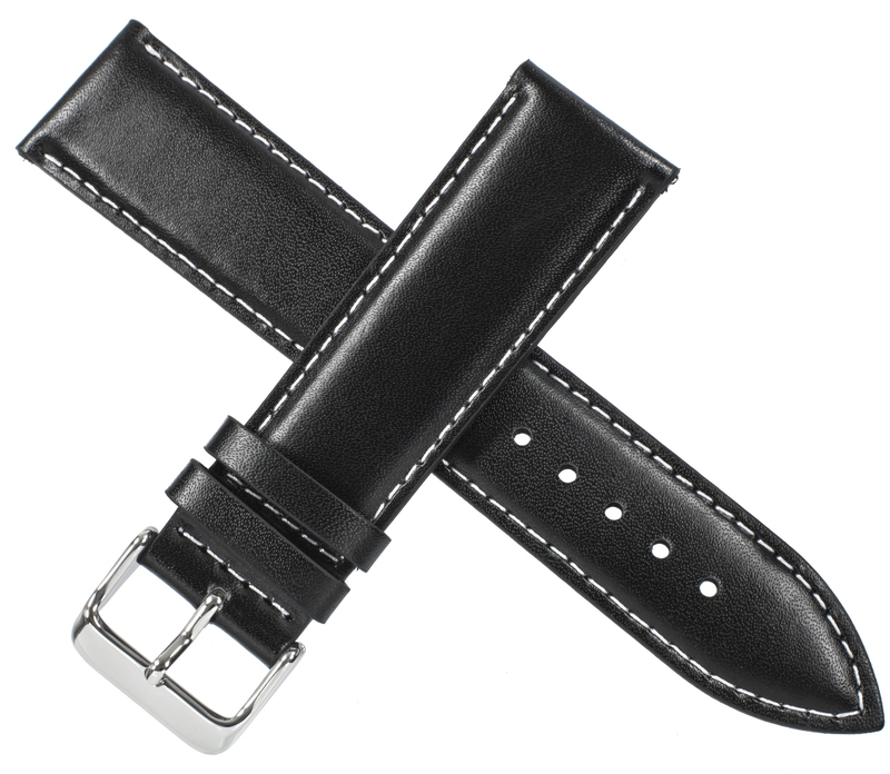 Casio watch strap for black leather MTP-1314L-8AV 10376281