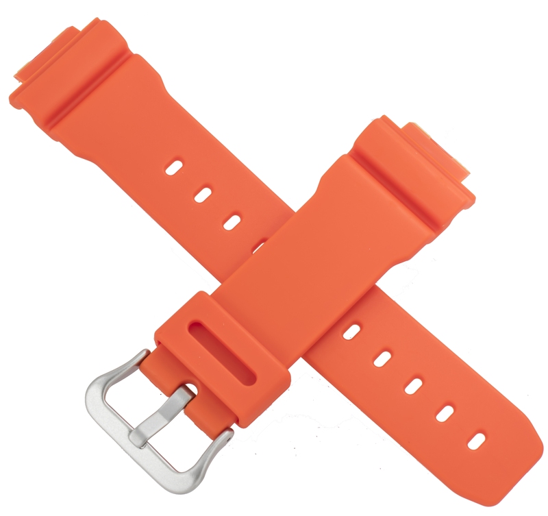 Casio watch strap for orange DW-6900MM-4 10635867