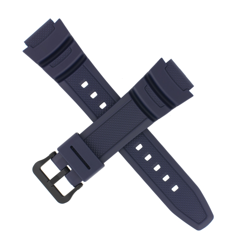 Casio watch strap for dark blue W-218H-2AV 10569211