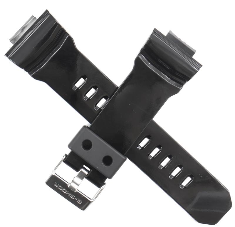 Casio watch strap for gloss black GA-150BW-1A 10414651