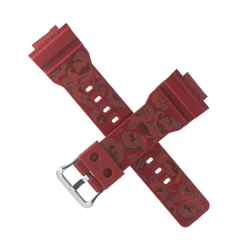 Casio watch strap for red/black floral GMA-S110F-4A 10493551