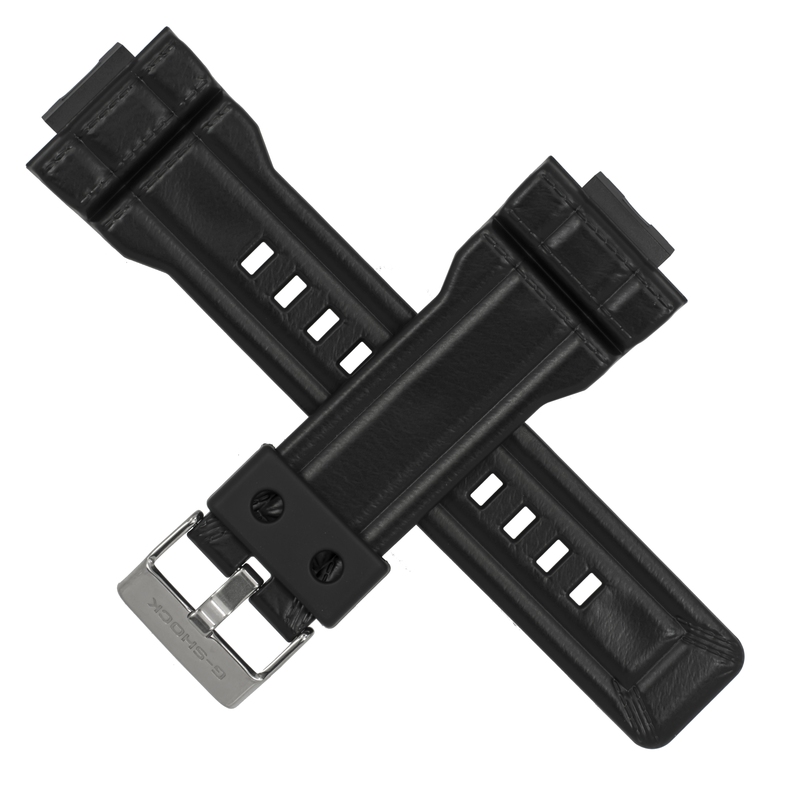 Casio watch strap for black (leather texture) GA-100BT-1A 10559686