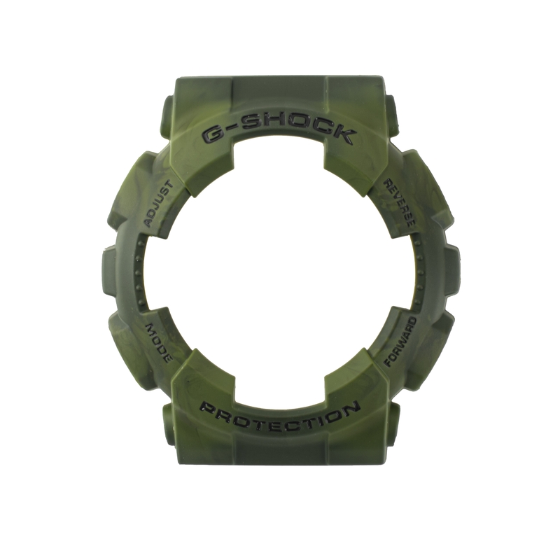 Green camouflage bezel for Casio GA-100MM-3A 10516476