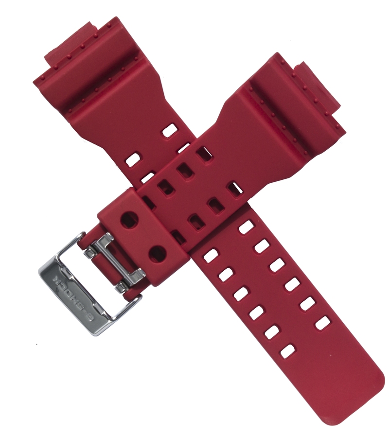 Casio watch strap for red GA-100B-4A 10395226