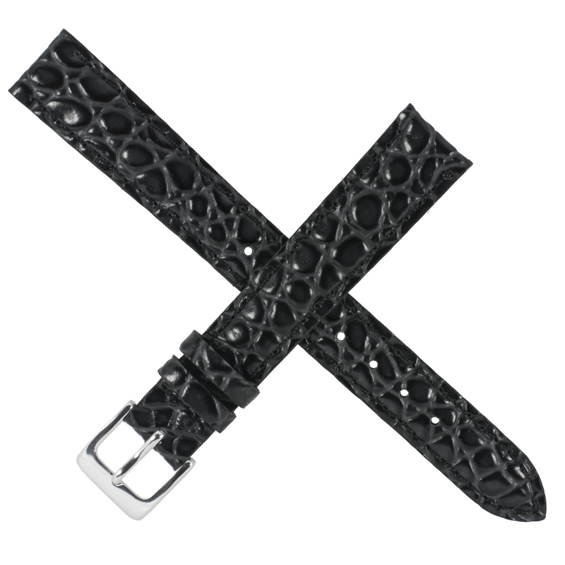 Casio watch strap for black leather LTP-1235L-1A 10163419