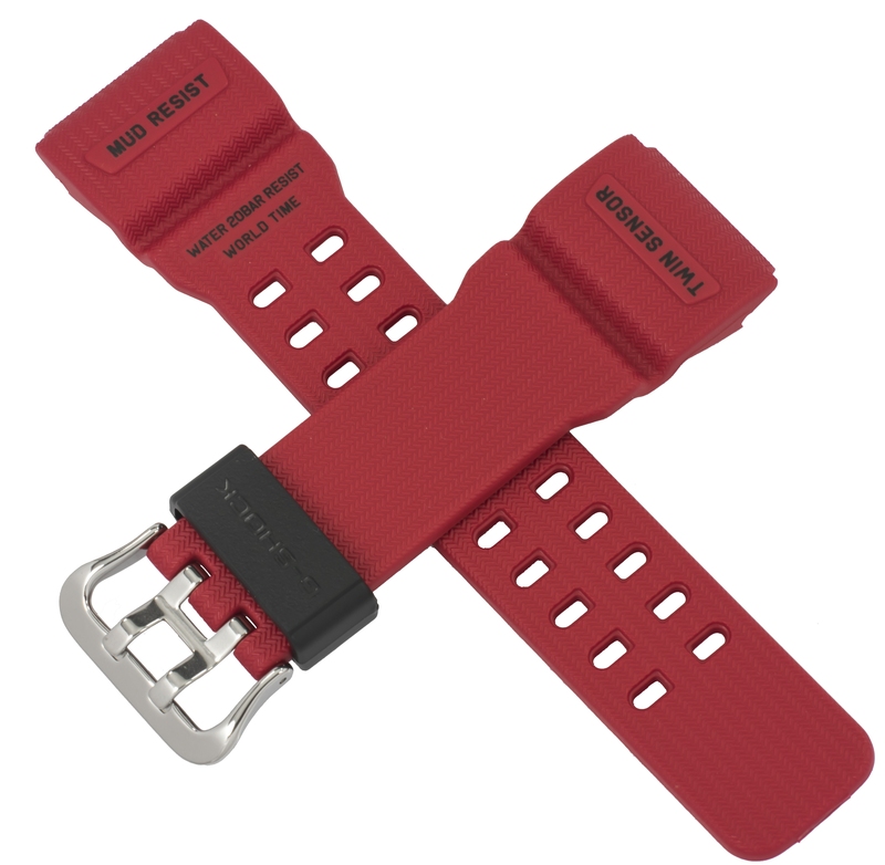 Casio watch strap for red GG-1000GB-4A 10553038